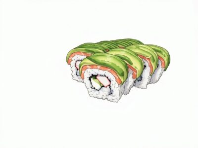 123. Cali. Lachs Avo Rainbow