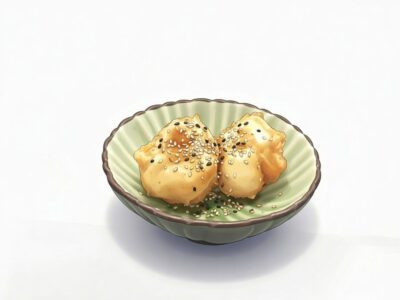 174. Banananbällchen mit Honig