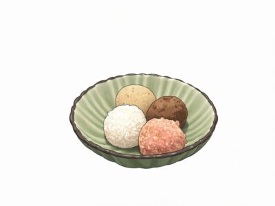 171. Mochi x2 (japanische Reiskuchen)