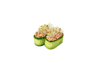 93. Spicy Lachssalat Gunkan