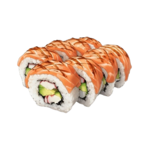 Flambierter Lachs Rainbow