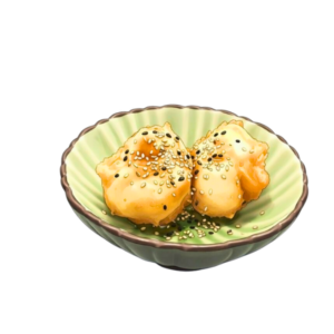 Bananenbällchen mit Honig (2 Stück)